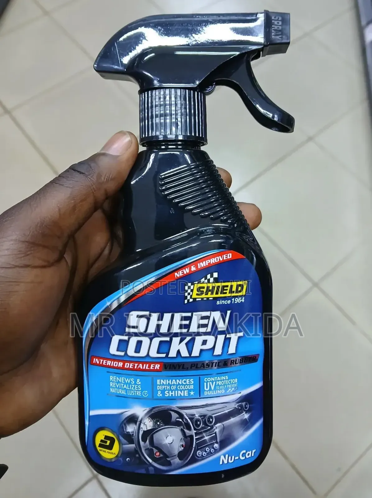Shield Sh110 Sheen Cockpit Spray 350 Ml