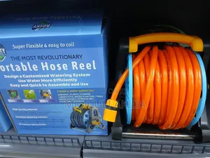 25mtrs Potable Hose Pipe Reel WTH 1⁄2" Hose Pipe Sprinkler