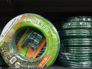 15mtrs Garden Watering Braided Green Hose Pipe WTH Sprinkler