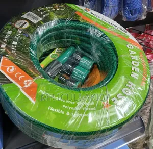 20mtrs Garden Watering Braided Green Hose Pipe WTH Sprinkler