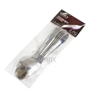 Stainless Steel Tea Spoons 6pcs - Silver