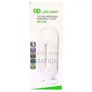 Dp Rechargeable Emergency Light - White