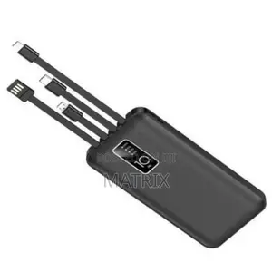 4 in 1 Powerful Portable Power Bank 10000mah -Black