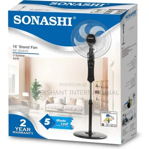 Stand Fan 3 Speed 16′′ Pedestal/Stand Fan Sonashi