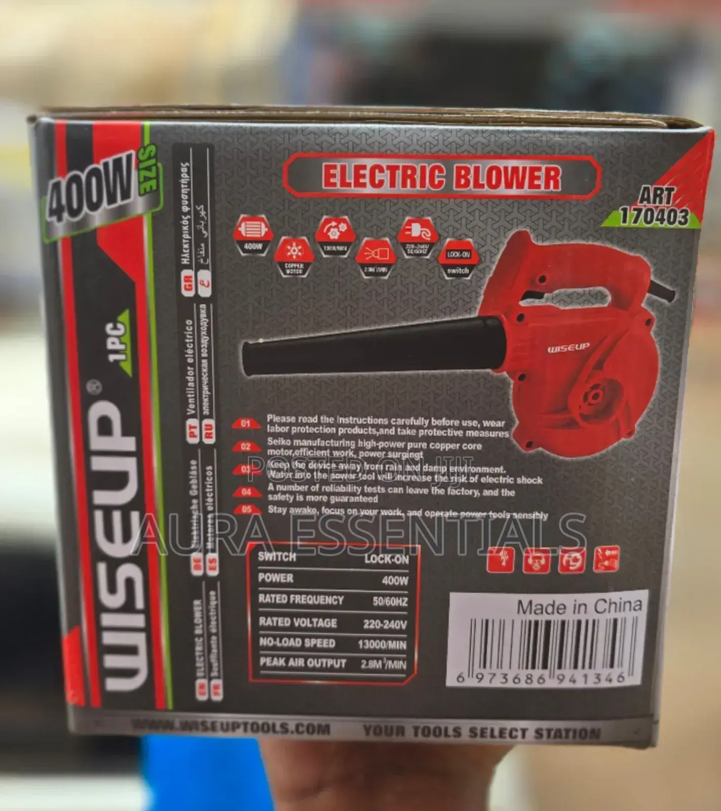 Wiseup 2in1 Heavy-Duty Blower Vacuum