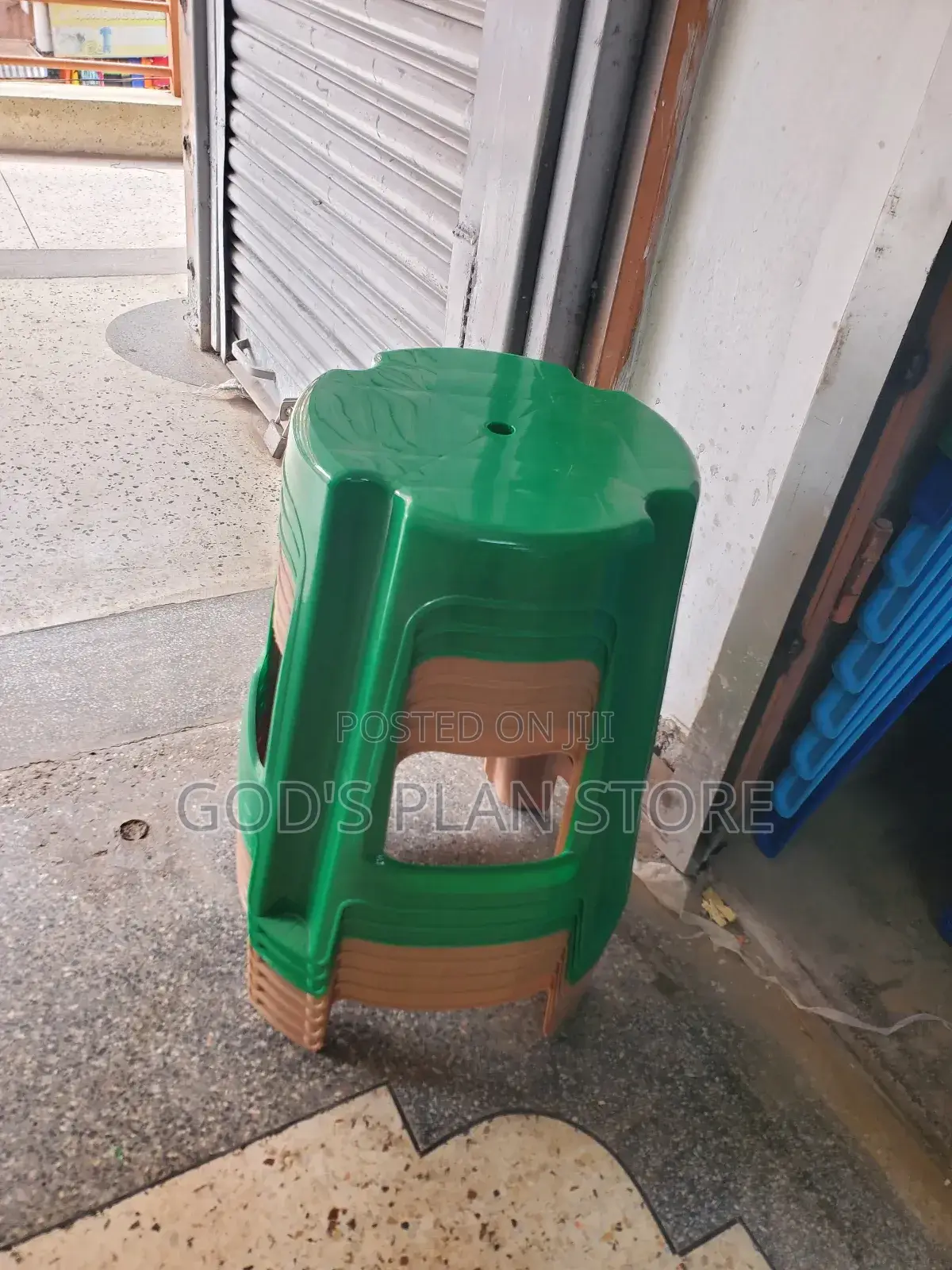 Brown Plastic Stools