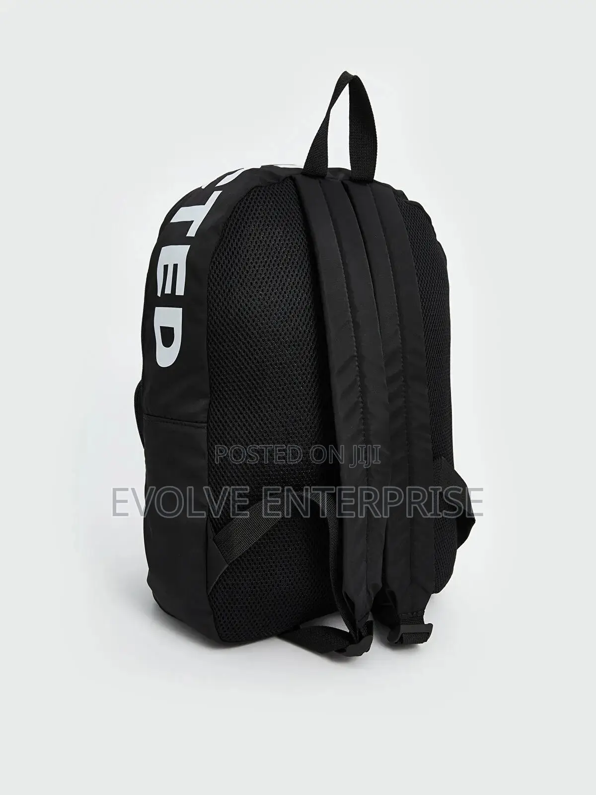 Printed Black Men's Backpack