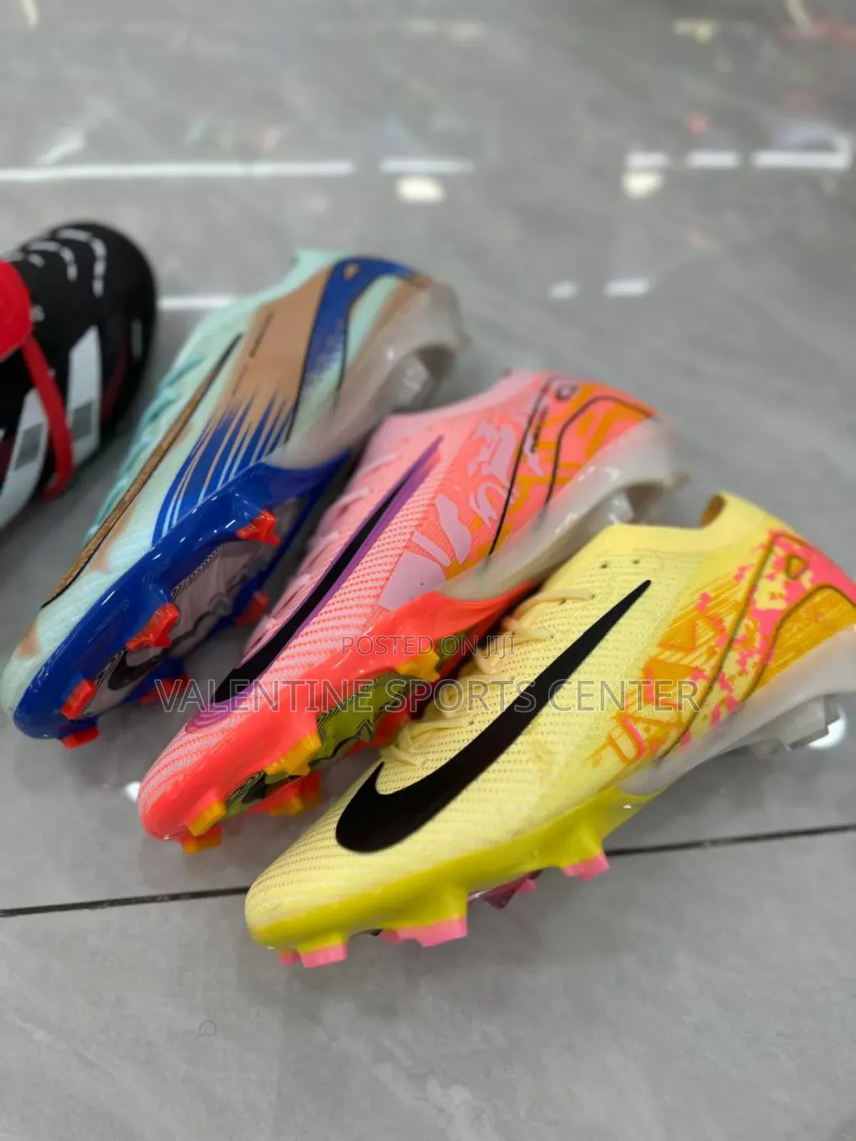 Nike Orange Coloru Boots Original Material