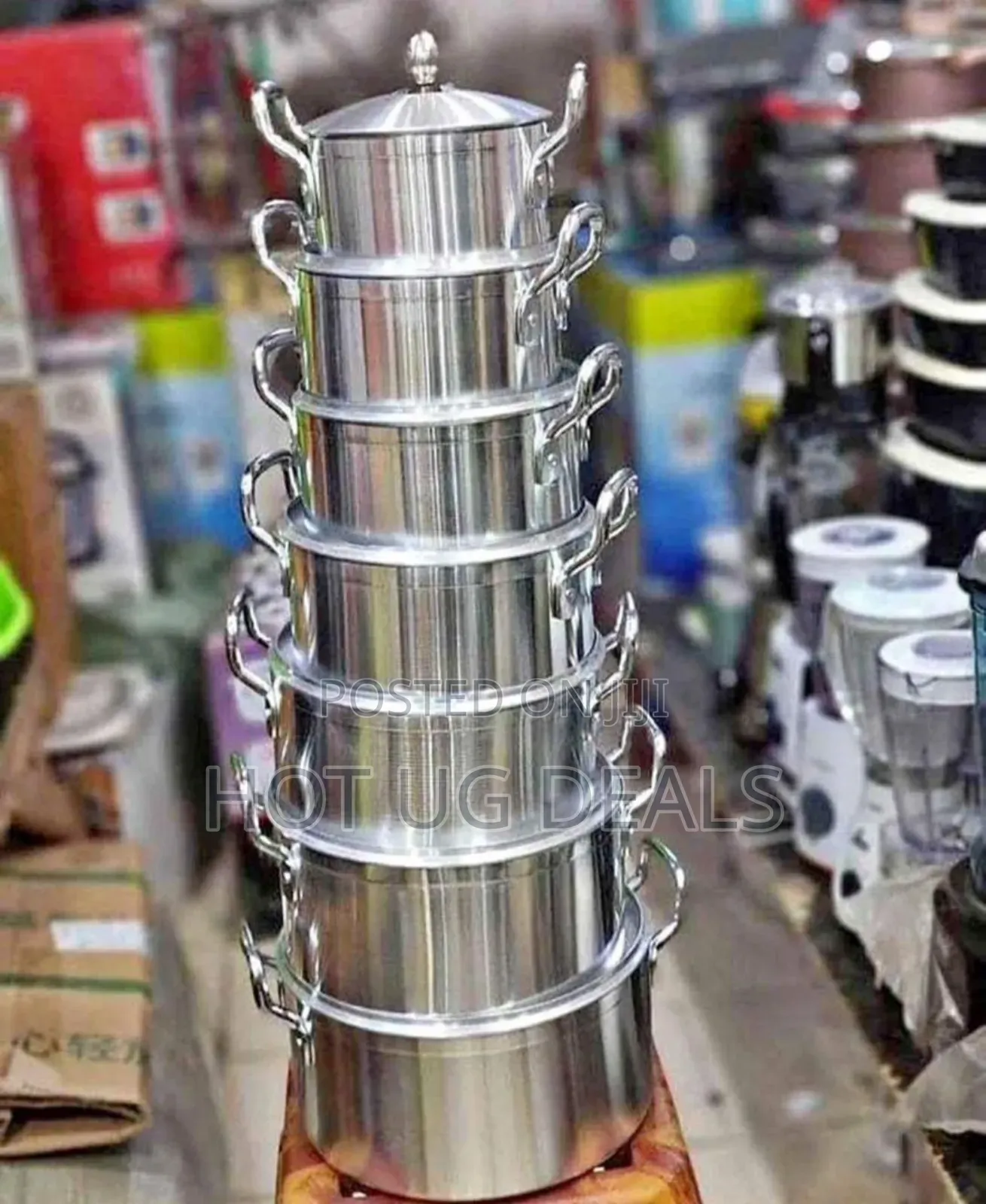 Tornado 7 Piece Heavy Stainless Steel Saucepans/Cookware