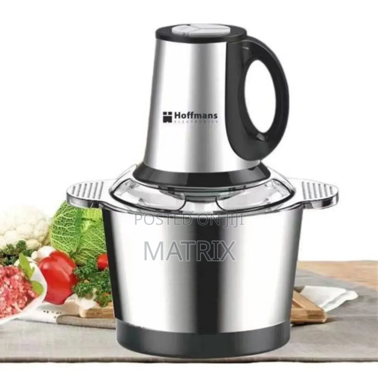 Hoffmans 3 Litre Food Processor Vegetable Chopper Meat Grind