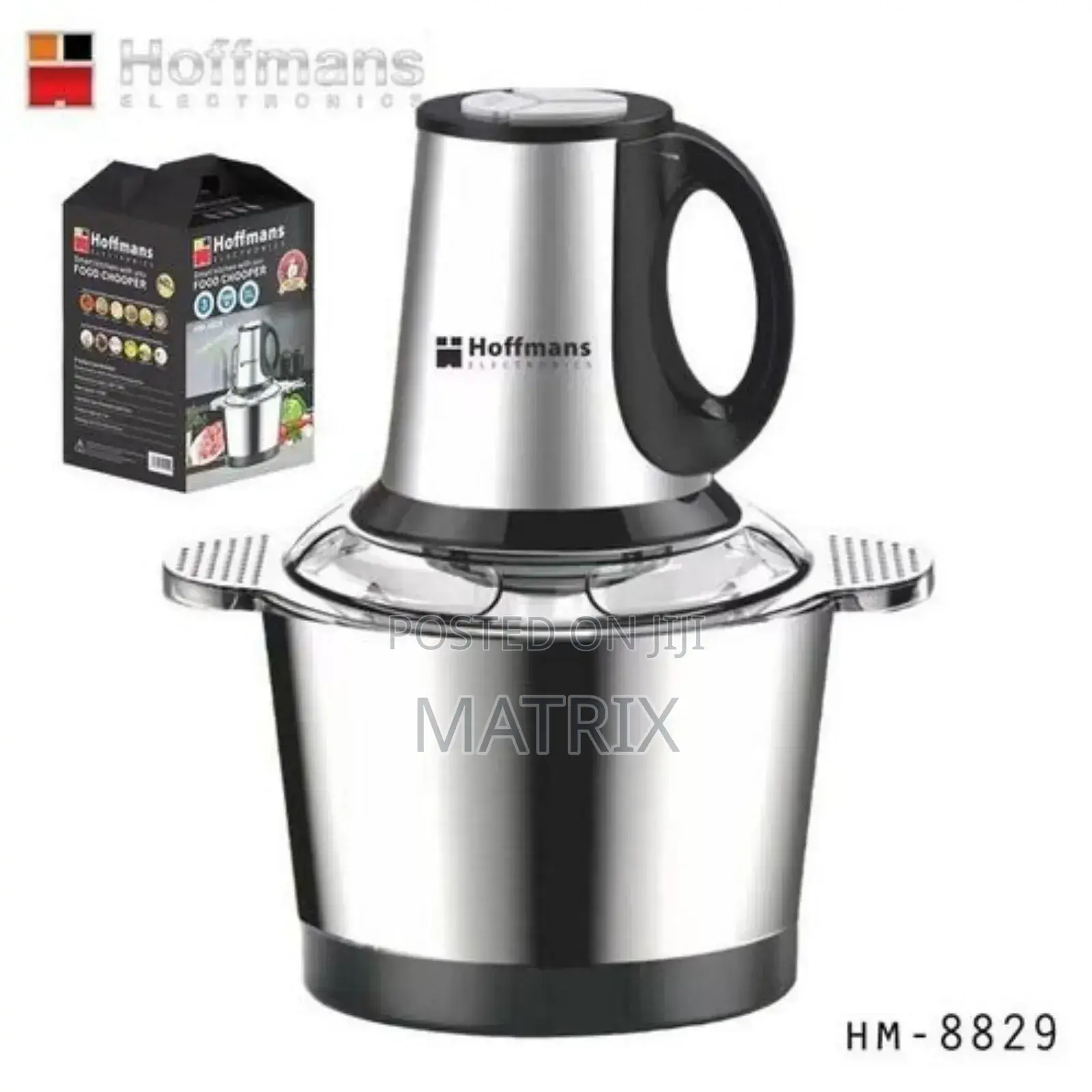 Hoffmans 3 Litre Food Processor Vegetable Chopper Meat Grind