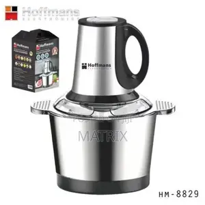 Hoffmans 3 Litre Food Processor Vegetable Chopper Meat Grind