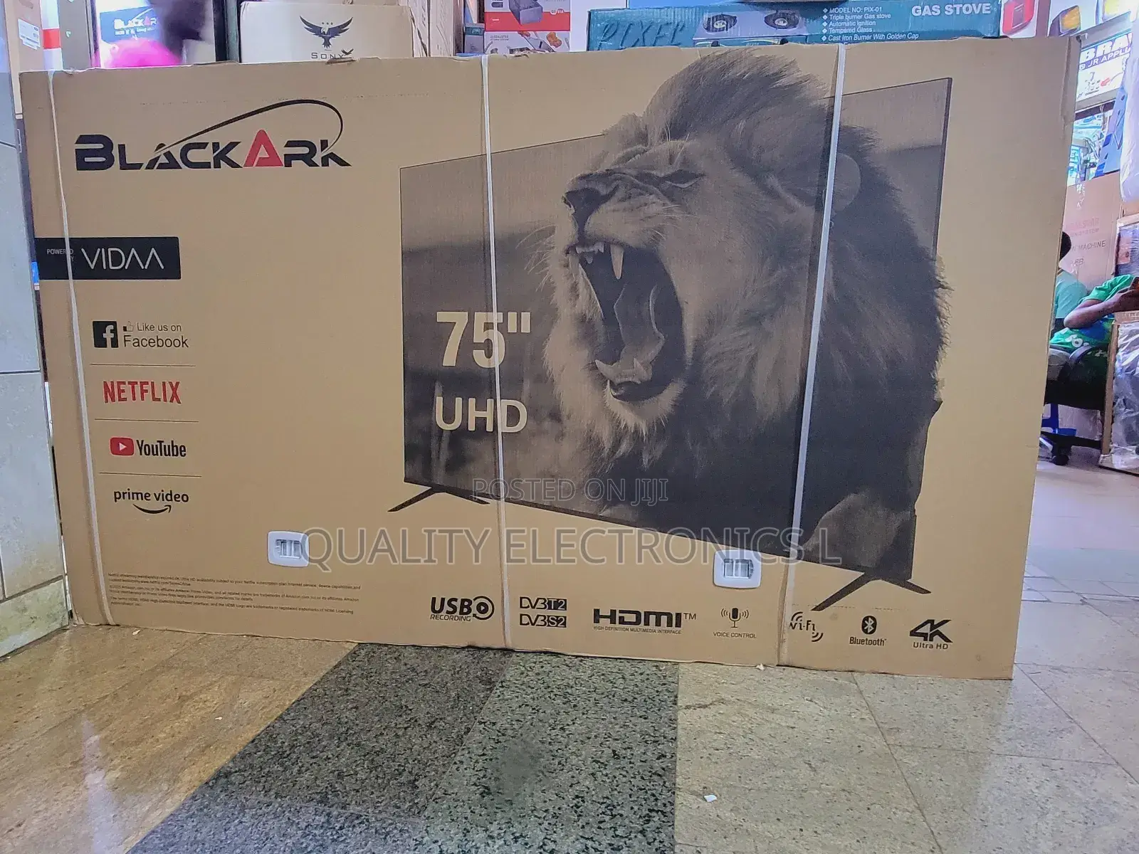 Blackark 75 Inches Smart Tv Vidaa