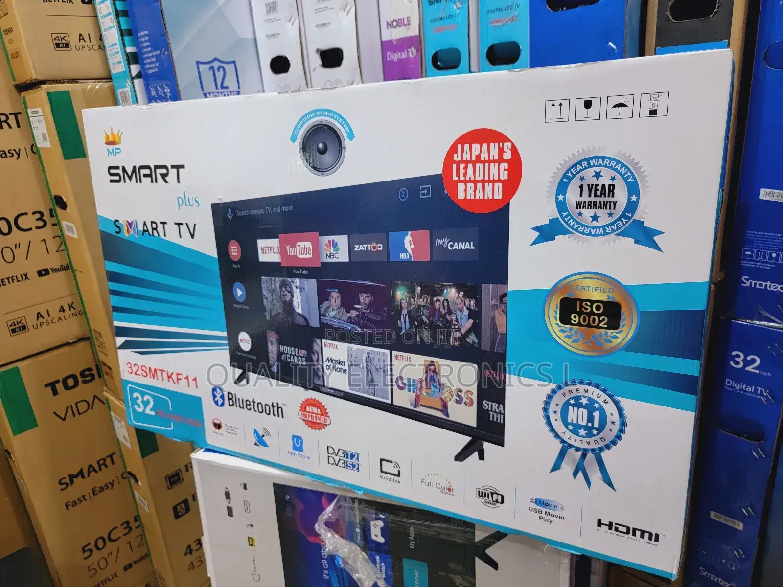 Smartplus 32" Smart TV With Bluetooth