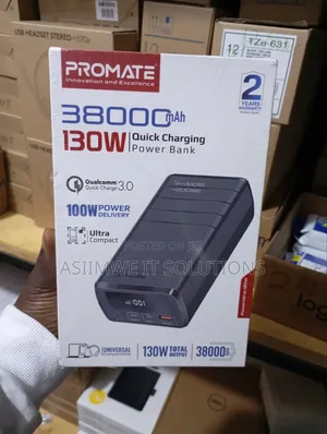 Promate Laptop Power Bank 38000mah