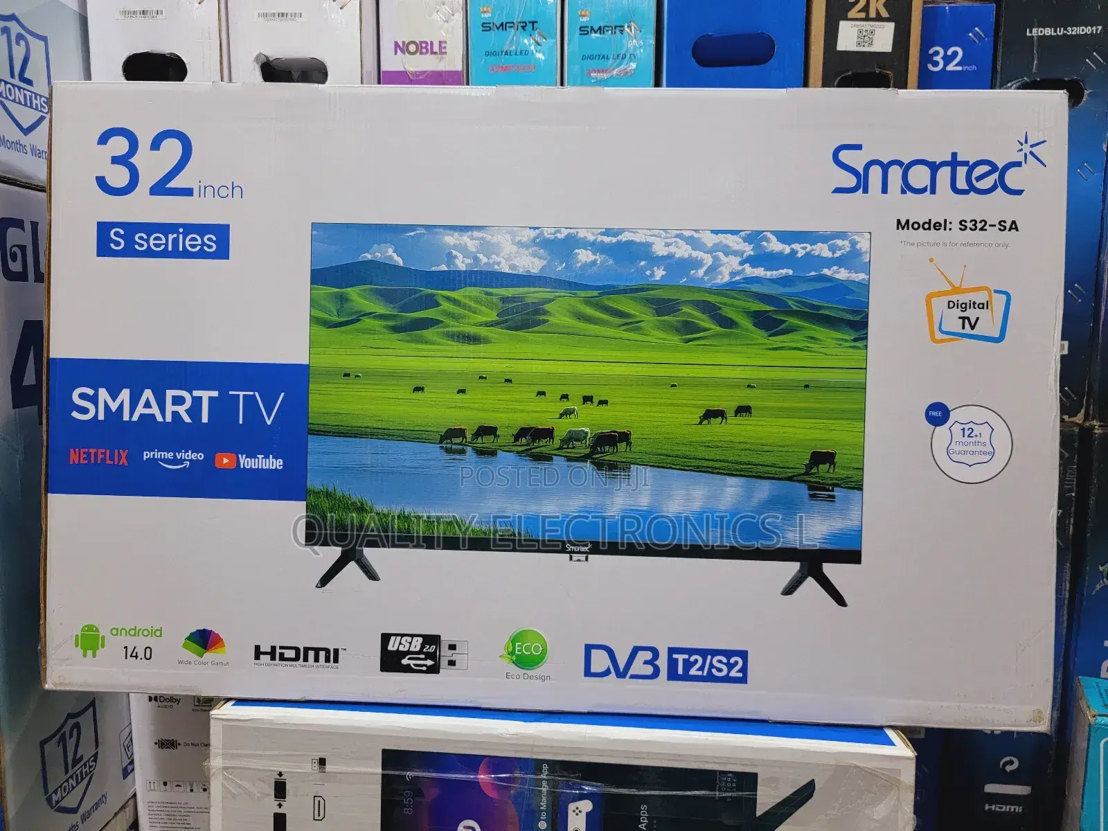 Smartec 32 Inches Smart Android Flatscreens