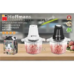 Hoffmans Hm-8827, Food Chopper, Meat Grinder - Clear