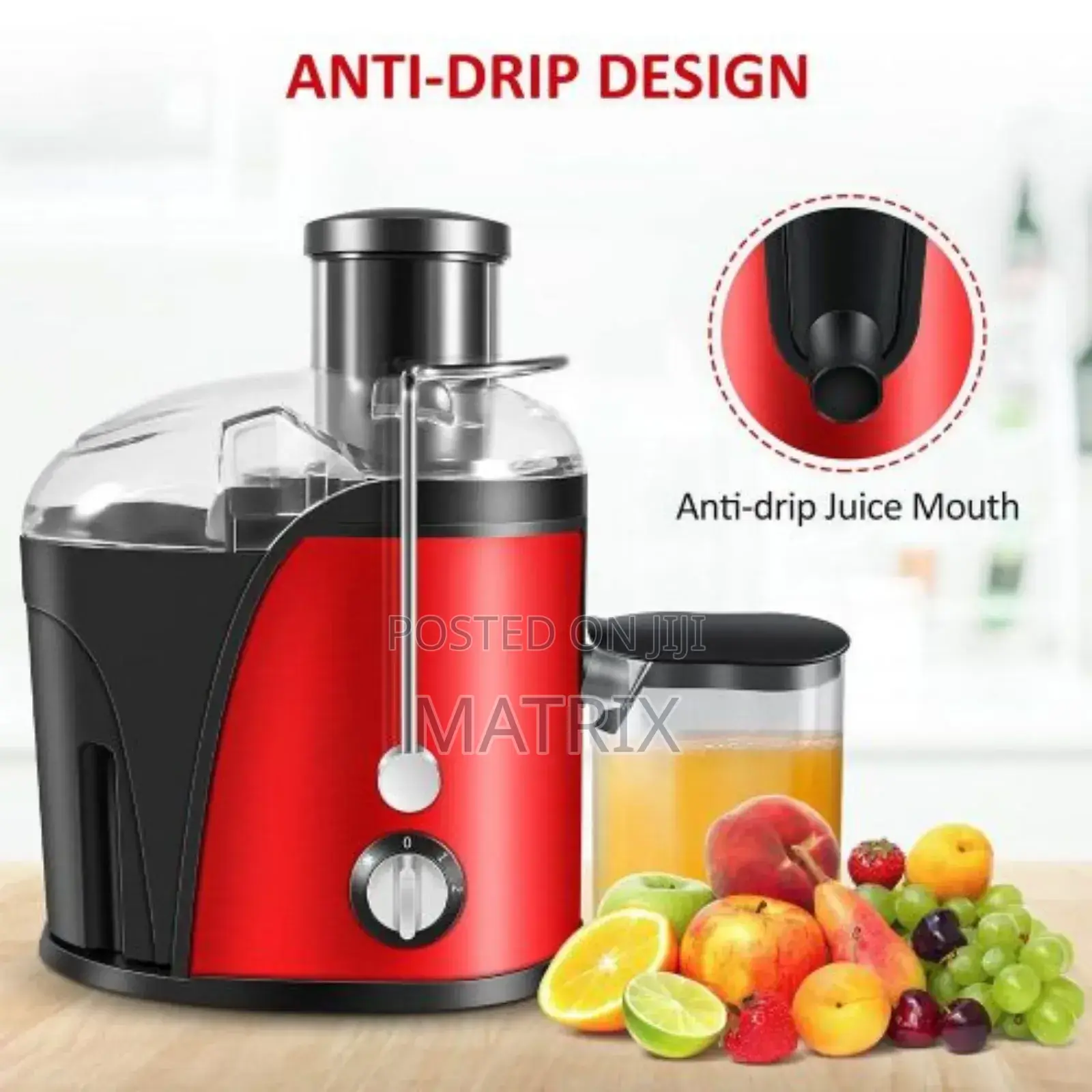 Hoffmans Electric Juicer 1200w – Stainless - Multicolor