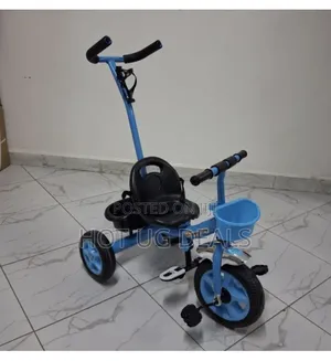 Kids Tricycle Push Bike With Handle ( 1 _ 4 Years)