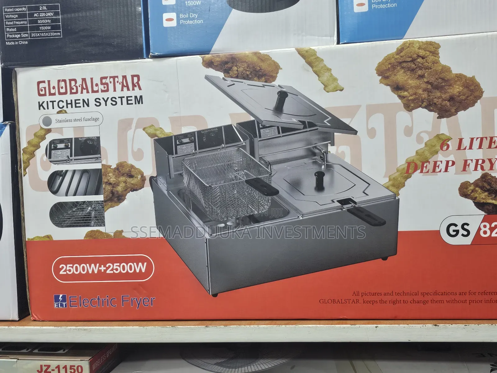Globalstar Double Deep Fryer