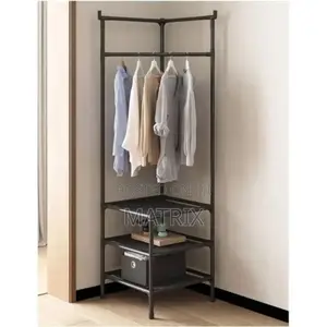 Bedroom Bedside Corner Standing Shoe Cloth Rack