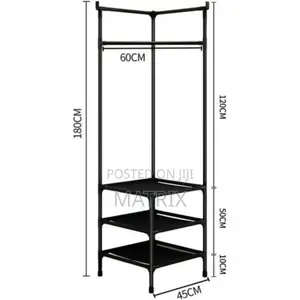 Bedroom Bedside Corner Standing Shoe Cloth Rack