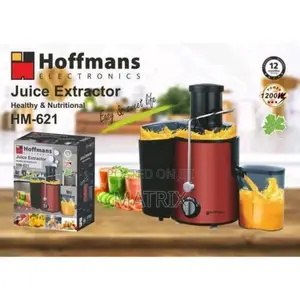 Hoffmans Electronic Juice Extractor 4 in 1 Model Hm 637 -Red