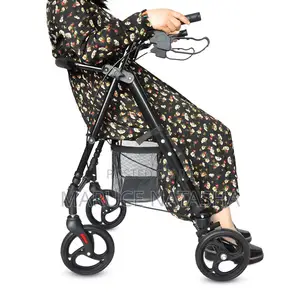 Aluminum Foldable 4 Wheels Rollator for Elderly People