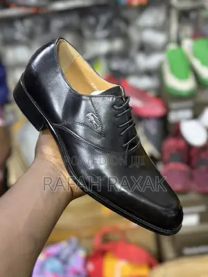 Original Men’S Black Lacoste Formal/Gentle Oxford Shoes