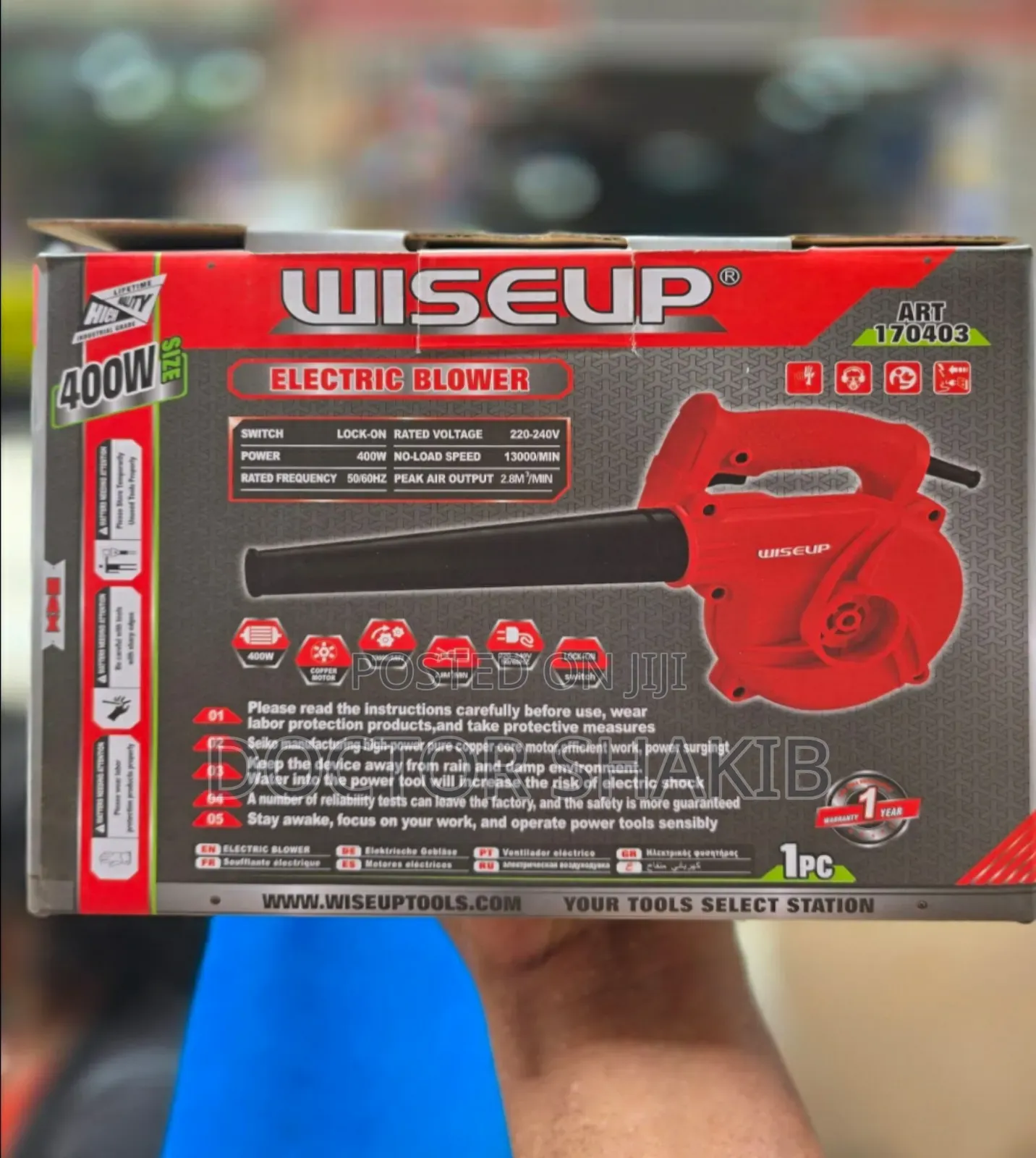 New Wiseup 2 in 1 Heavy-Duty Blower Vacuum