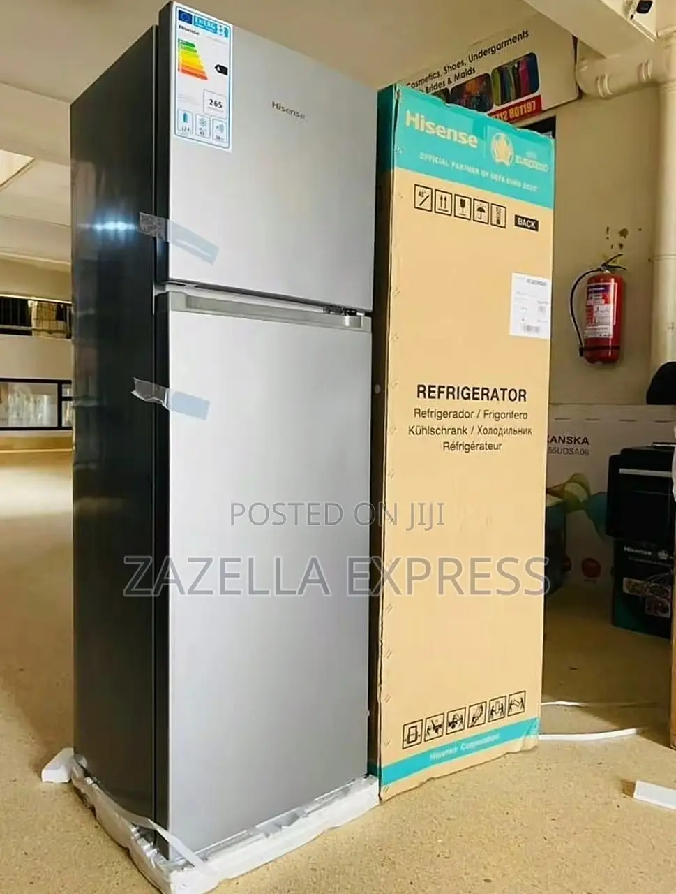 Hisense 200l Double-door Fridge Silver Colour (Defrost)