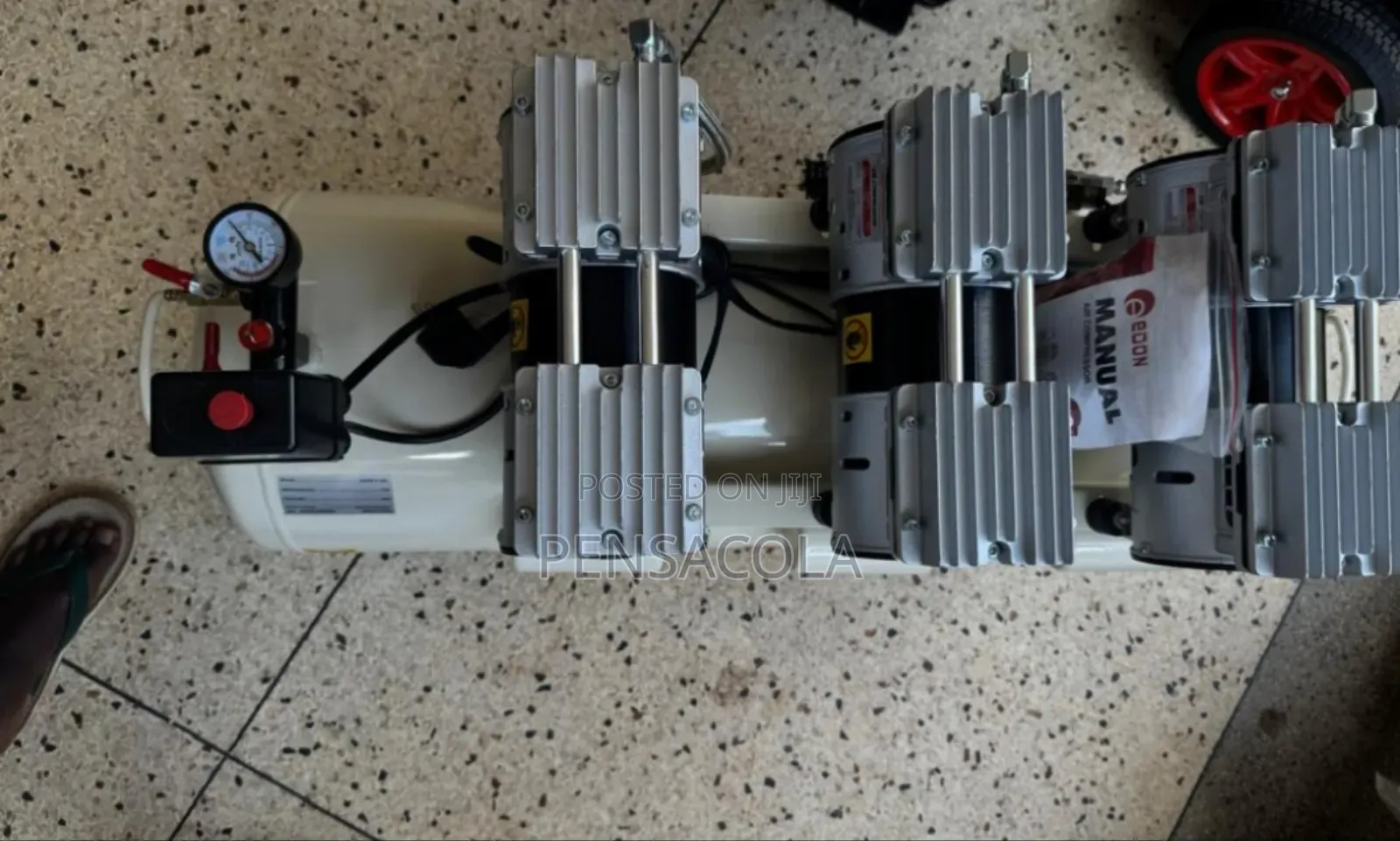 Silent Compressor 3heads 100 Liters