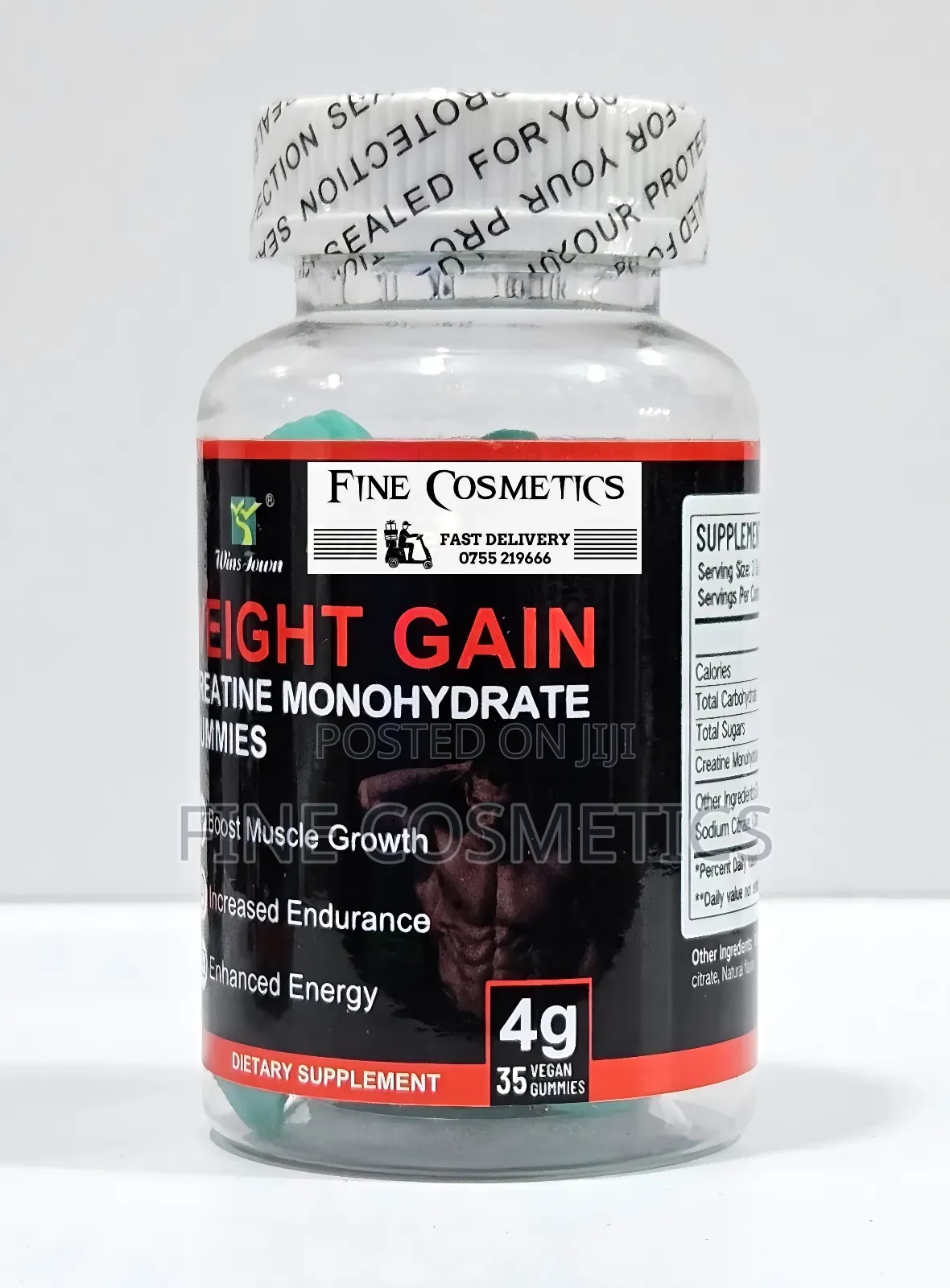 Weight Gain Gummies, Creatine Monohydrate Body Building (35)