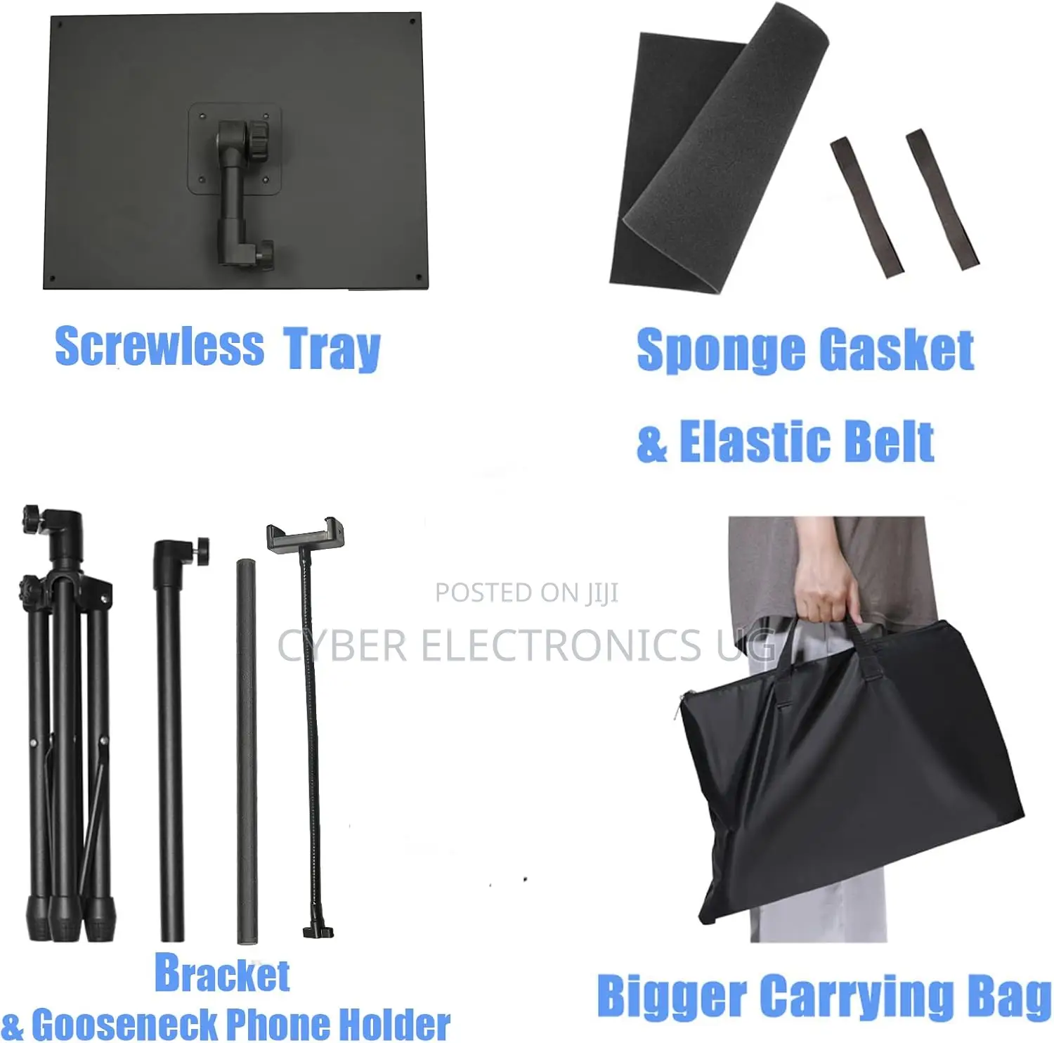 Universal Laptop Projector Tripod Stand With Phone Holder