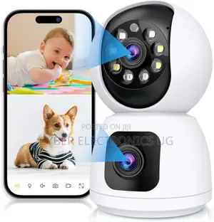 4g Sim Card Dual Lens Indoor Security Camera