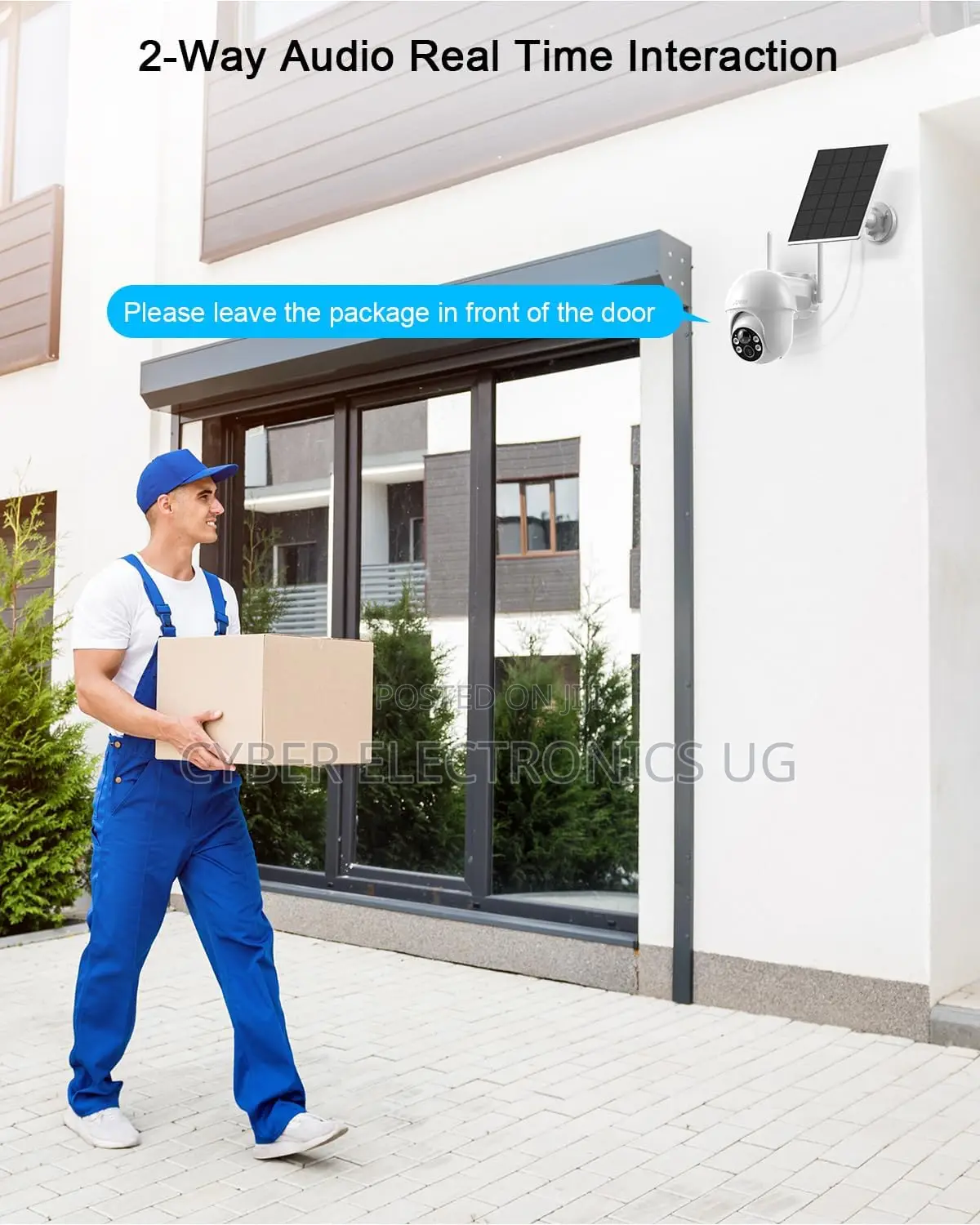 Solar Wireless Wifi Security Outdoor Camera