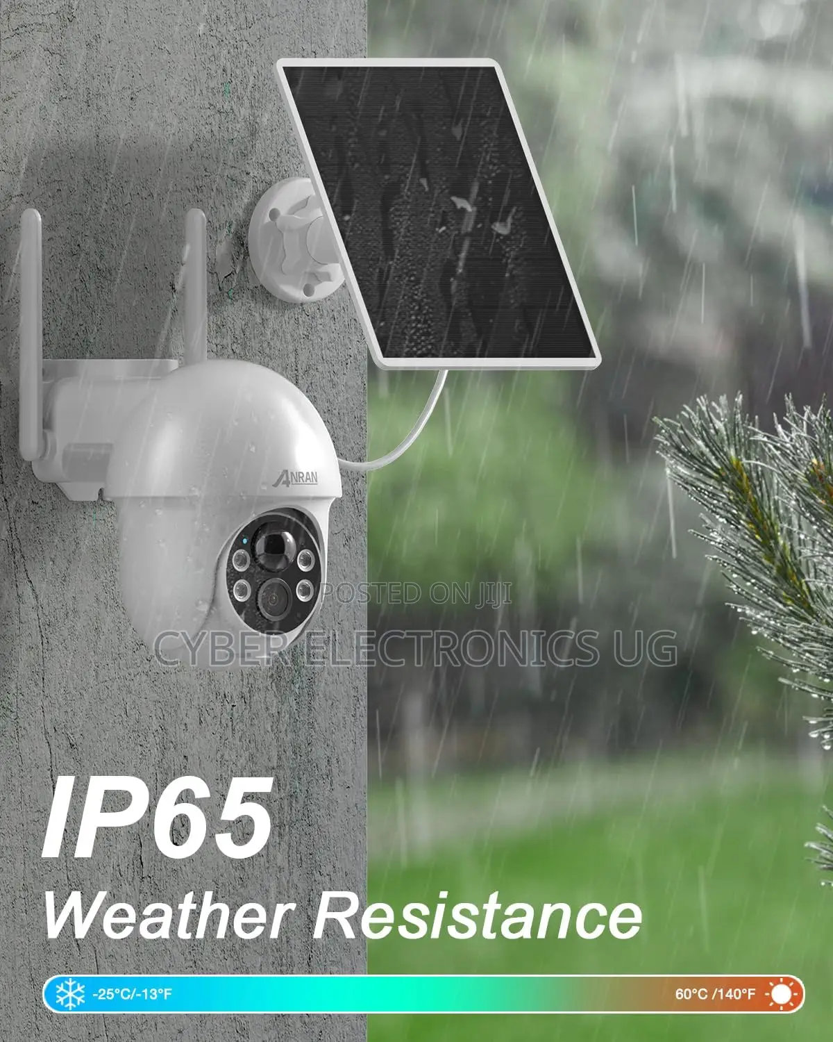 Solar Wireless Wifi Security Outdoor Camera