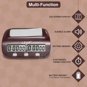 Leap Digital Chess Timer, Model Pq9907s