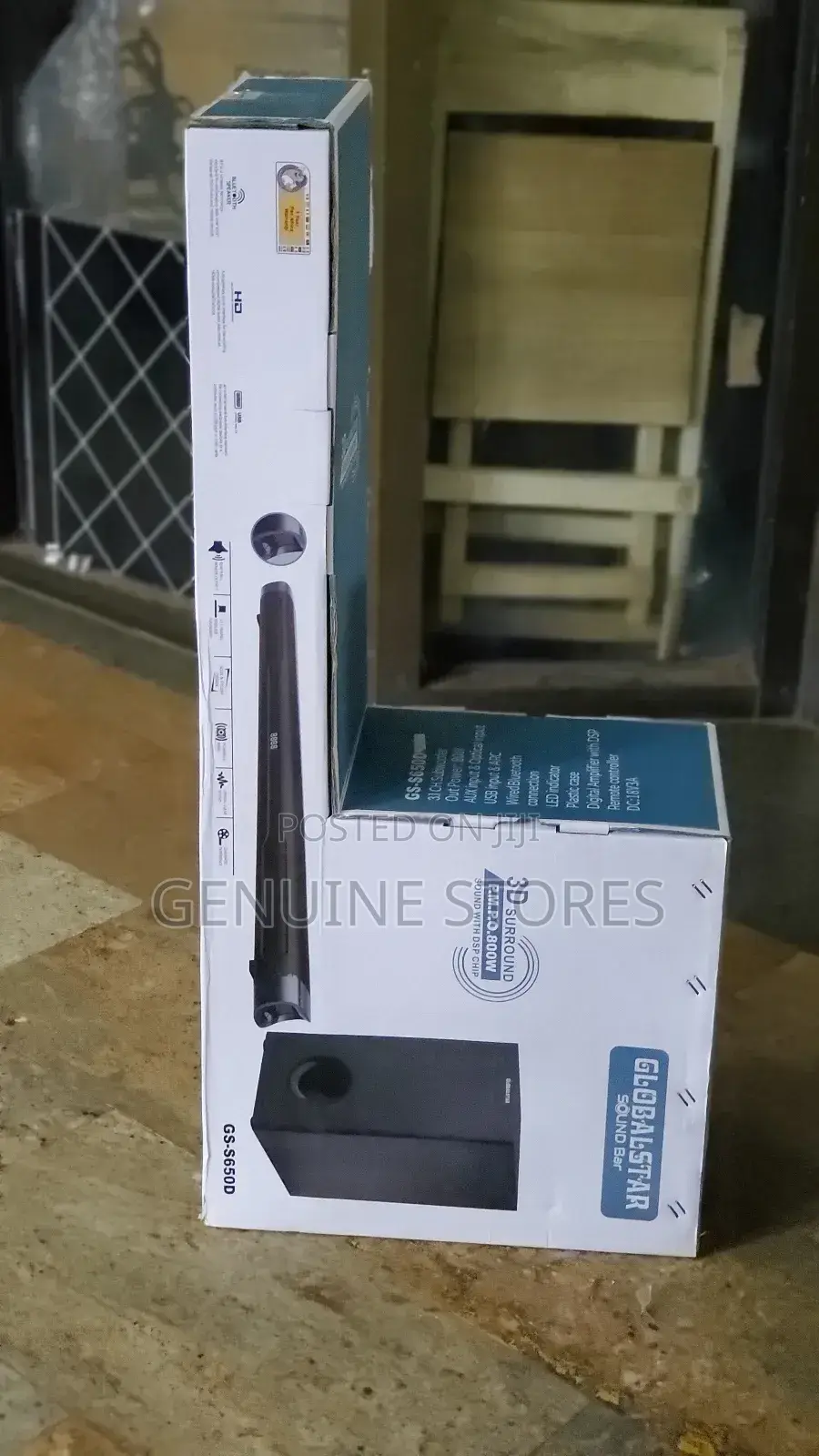 Globalstar Sound Bar With Wireless Connection.