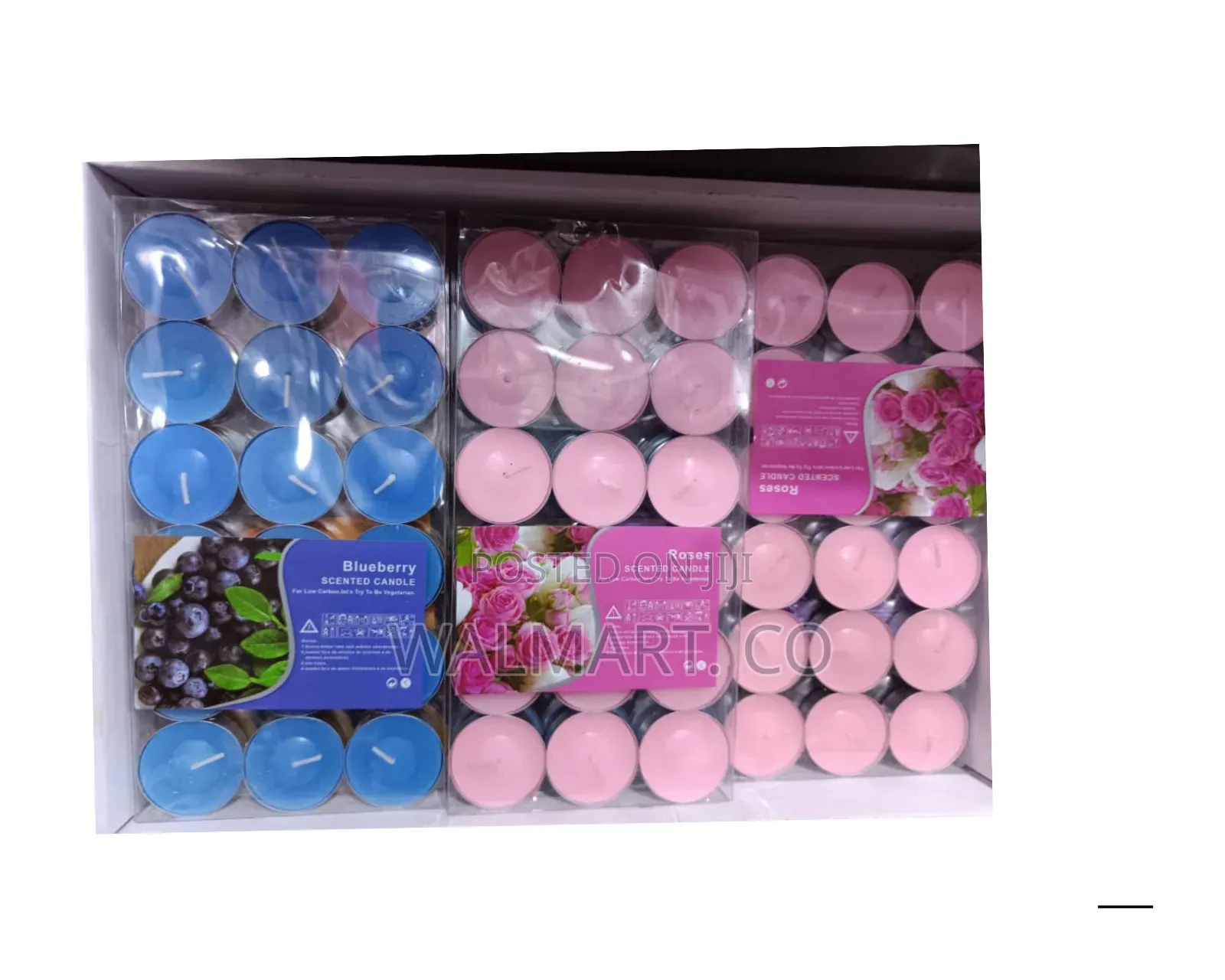 18 PCS Rose Scented Candles