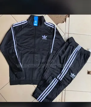Black Colour Tracksuits Adidas Original Material