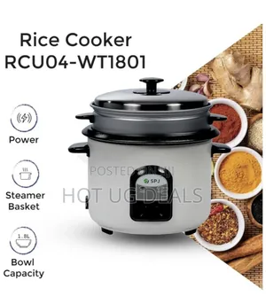 Spj 1.8 L Electric Rice Cooker With Steamer, Stainless Steel