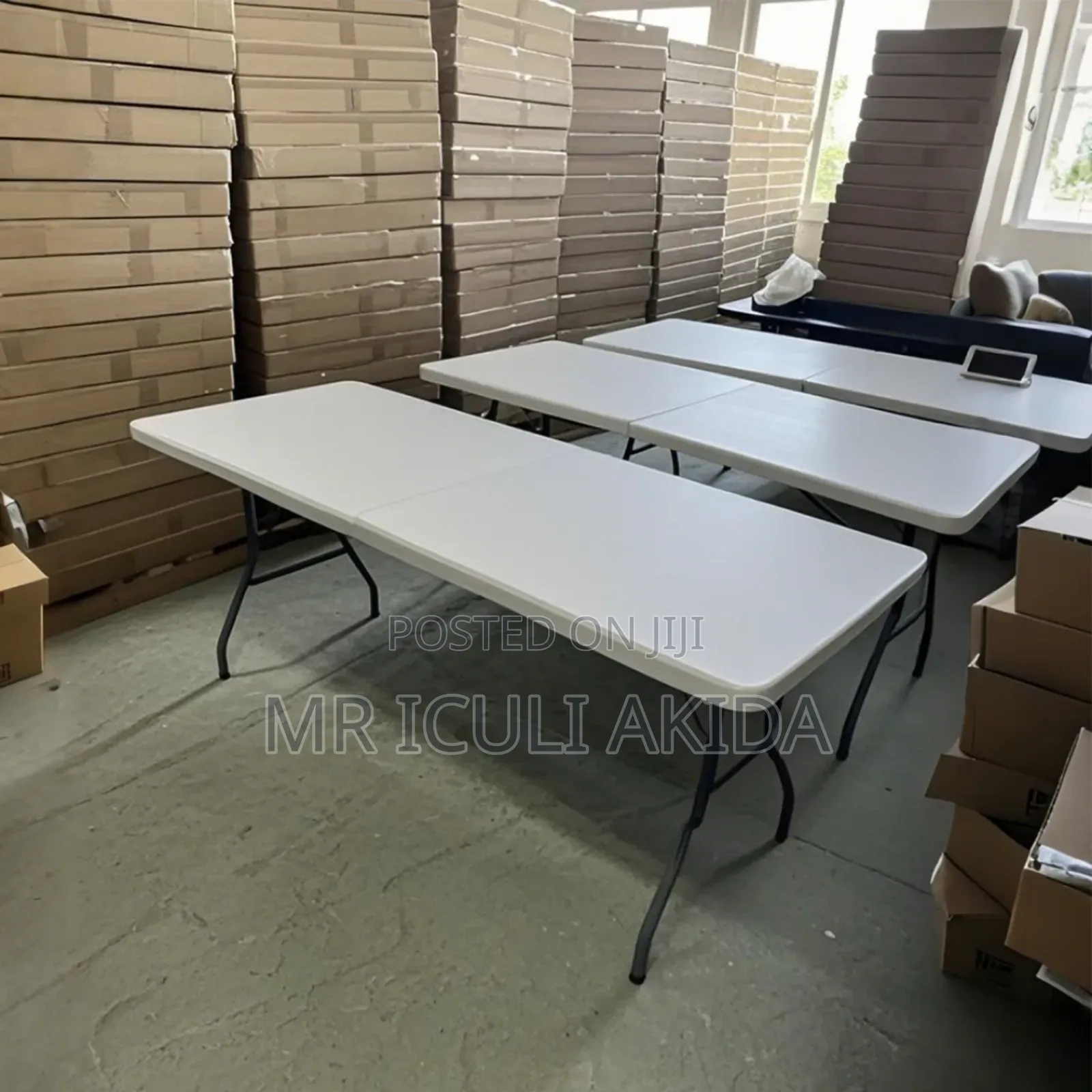 180cm Foldable Plastic Rectangular Table for Events