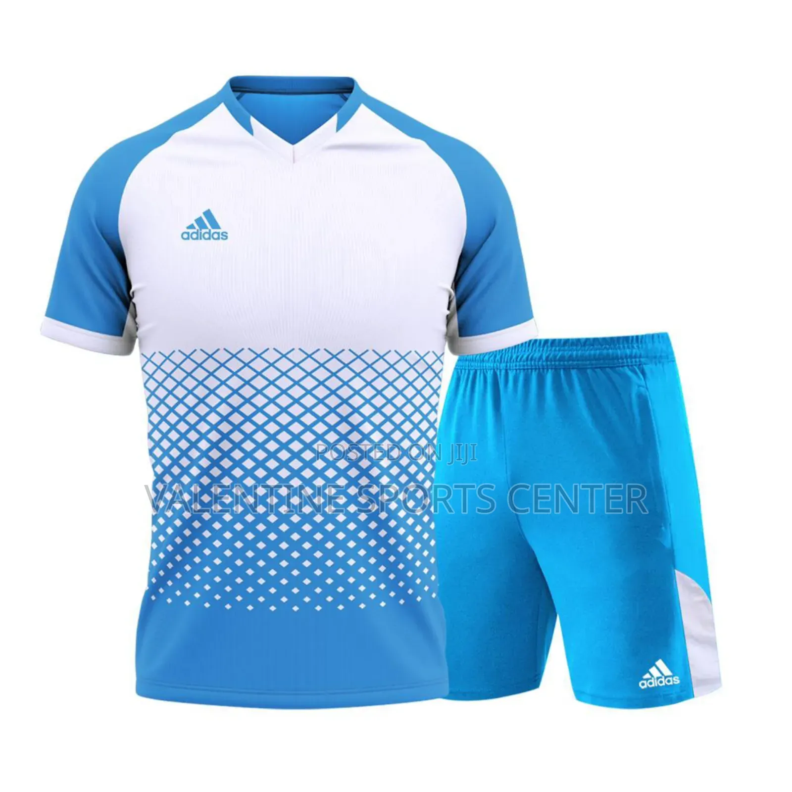 Sky Blue Colors Jersey With White Colour Jersey Adidas