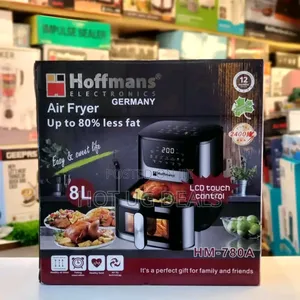 Hoffmans 8l / 8 Litres Digital Electric Air Fryer - Black