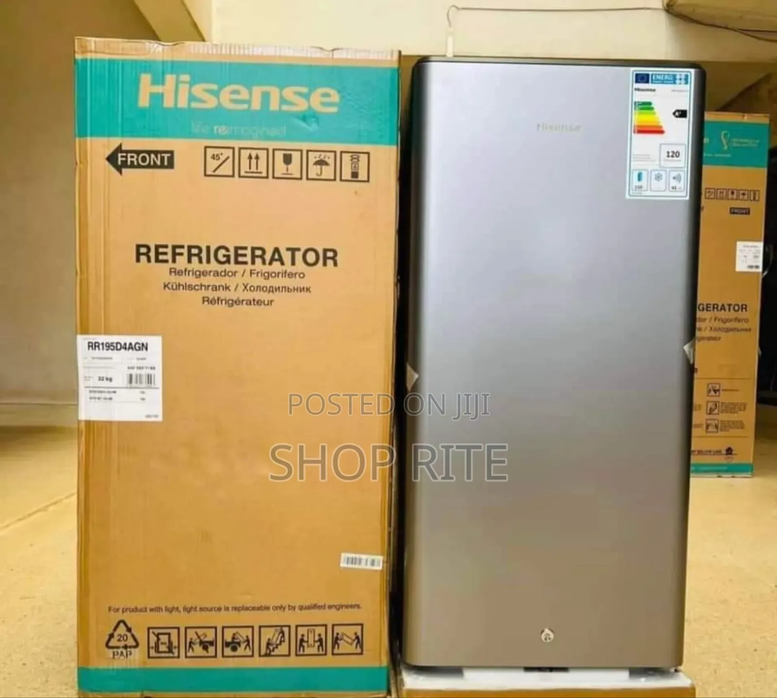 Hisense 195liters Refrigerator Single Door