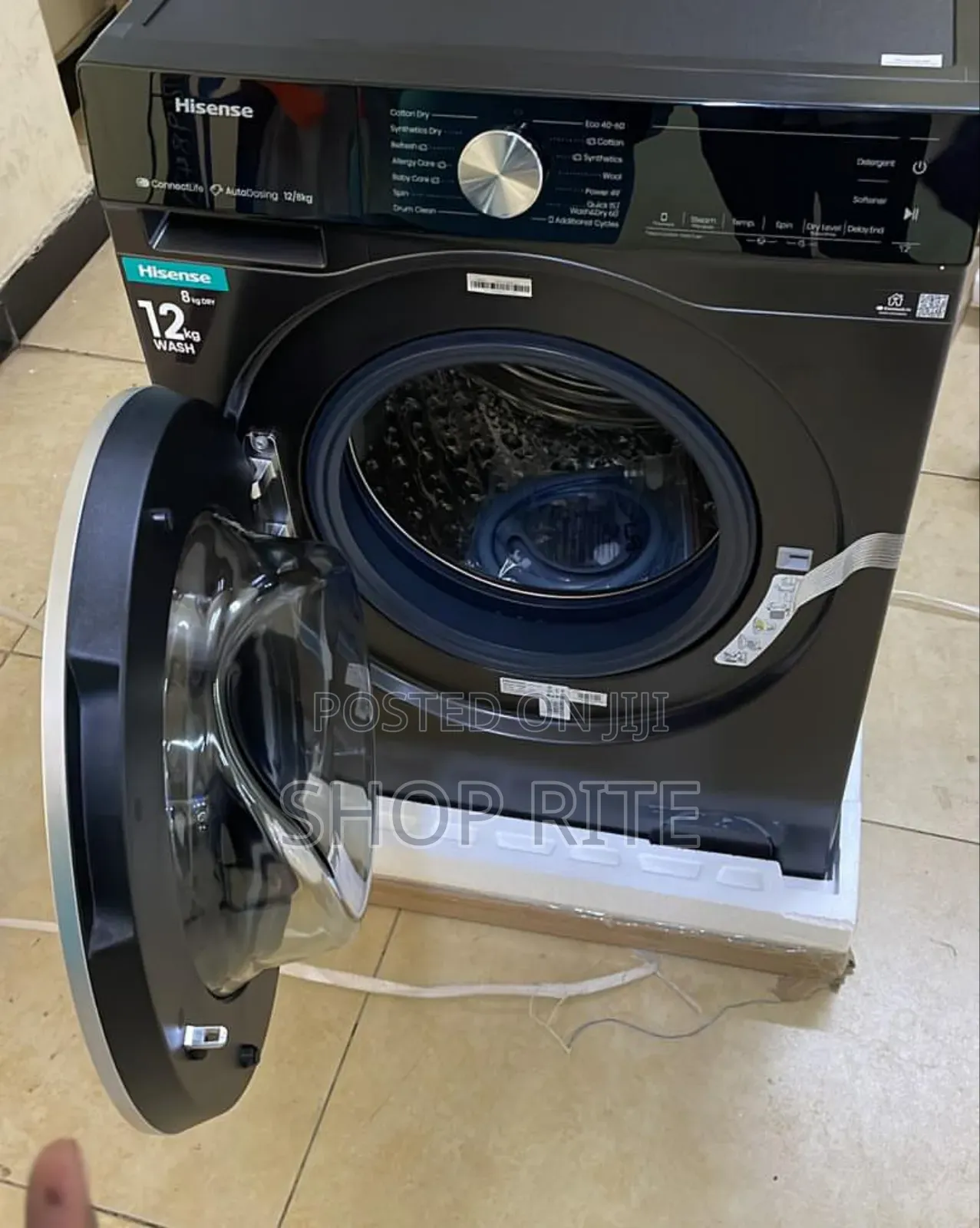 Hisense Washing Machine 12kgs Front Loader Wash and Dry