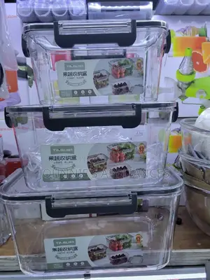 Icrolic Durable Storage Containers 3pics Aset
