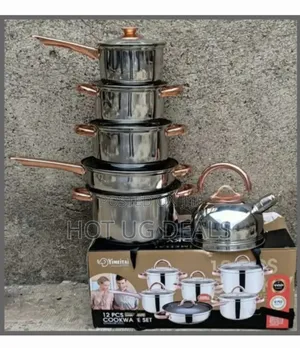 12-piece Stainless Steel Heavy Nonstick Cookware Set.