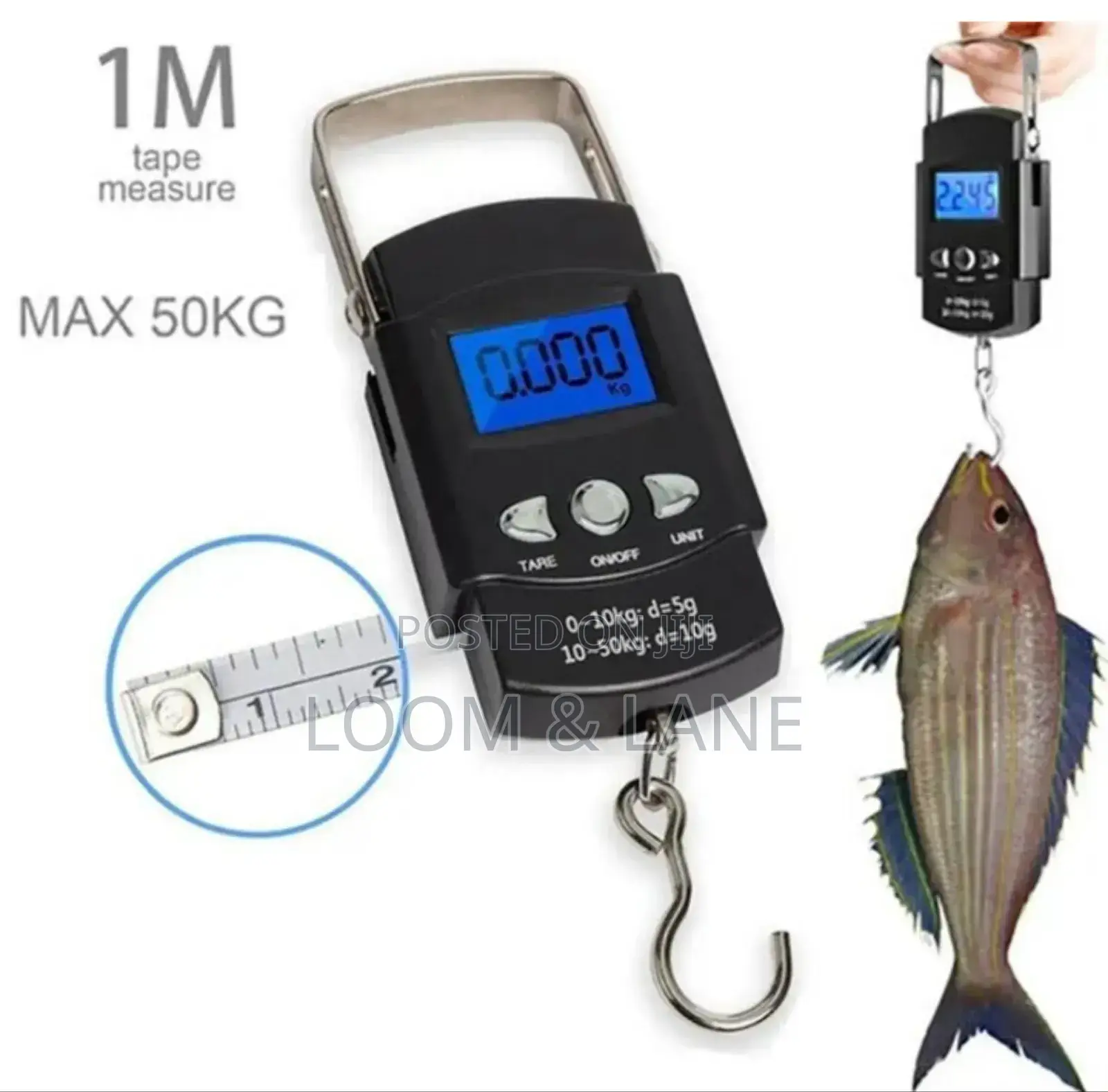 Premium LCD Digital Hanging Scale